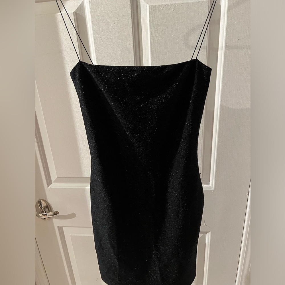 Meshki black body-con dress